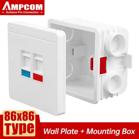 rj45 junction wiring box|rj45 wall mount box.